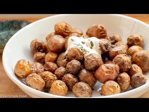 Whole Oven Roasted Baby Potatoes with Fresh Rosemary Recipe - Eat Simple Food