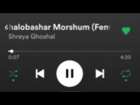 Bhalobashar  morshum (female version lofi effect by Shreya Ghoshal)😎 