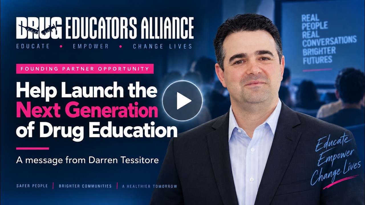 Drug Educators Alliance Founding Partner Video - Help Launch the Next Generation of Drug Education