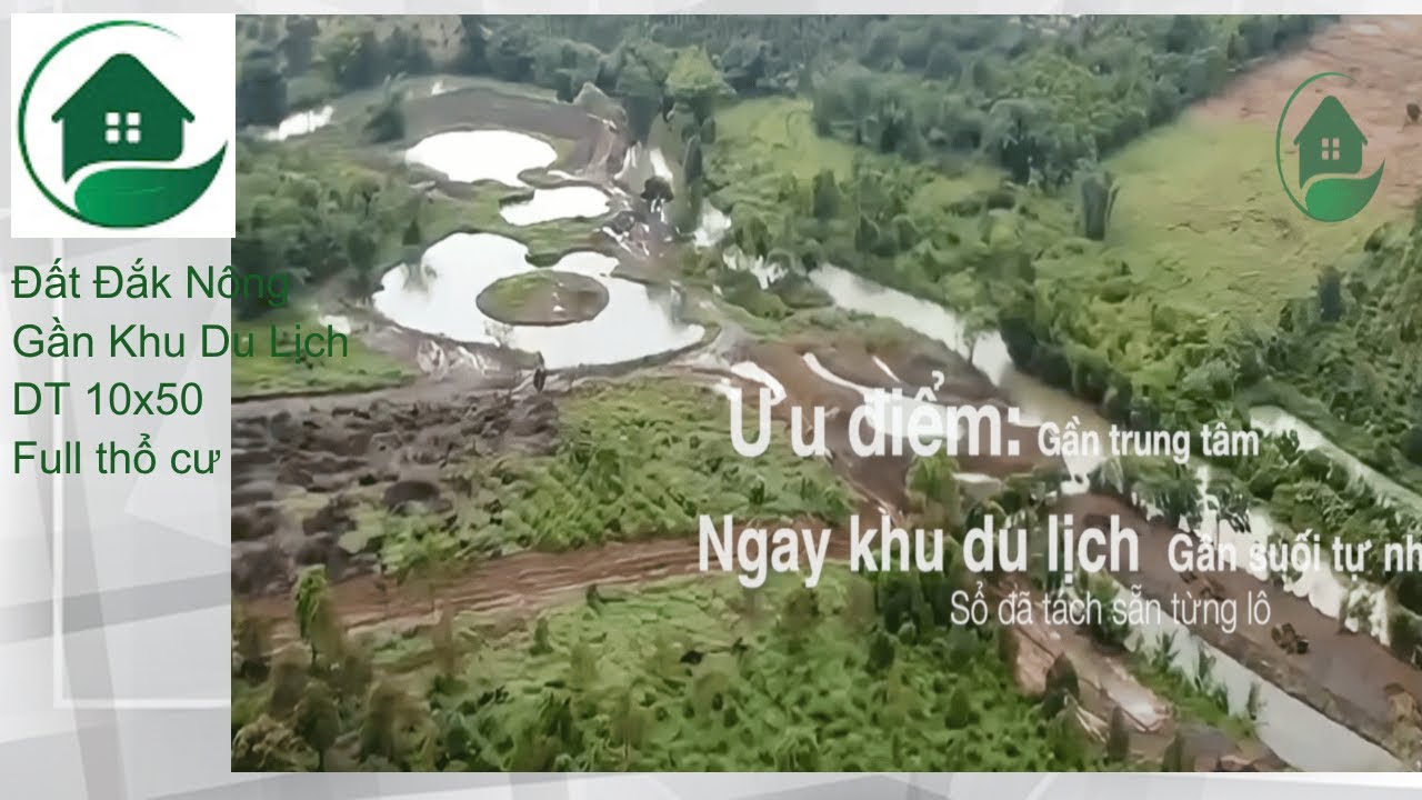 Đất Đắk Nông ngay khu du lịch, DT 10x50 full thổ cư, khu dân cư, gần trung tâm