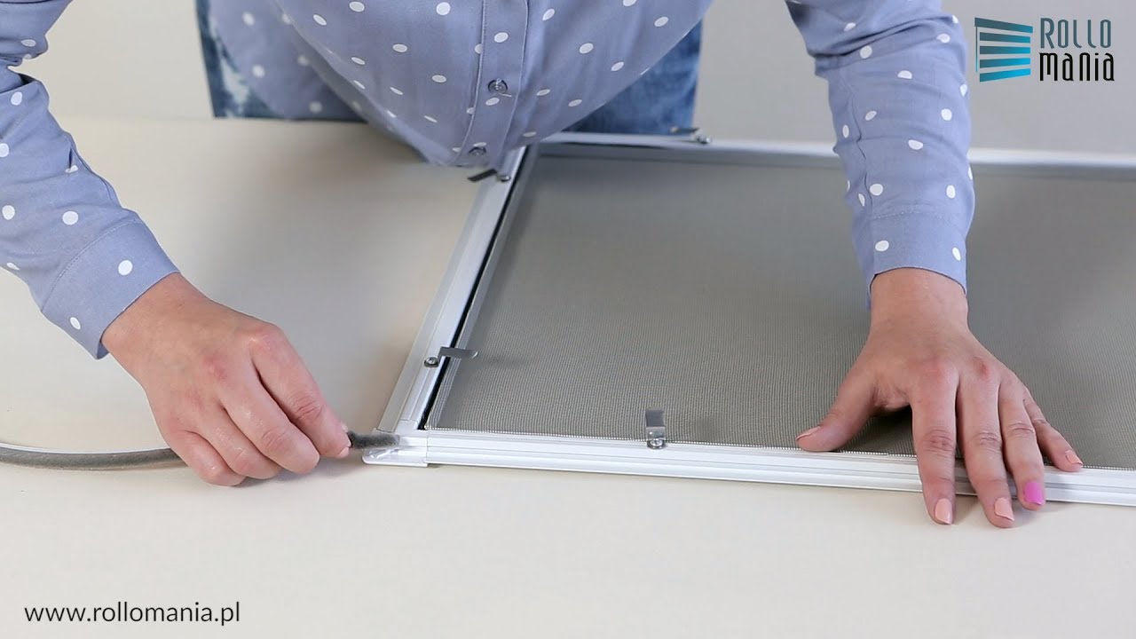 MOSKITIERA - Montaż moskitiery. Jak samodzielnie złożyć moskitierę.