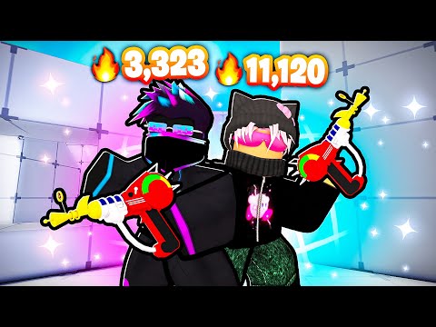 I played with THE #1 WINSTREAK PLAYER in Roblox Rivals!