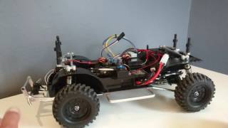 Tamiya CC01 Clod Buster Build with LED lights, Alloy Suspension and Steering Fix