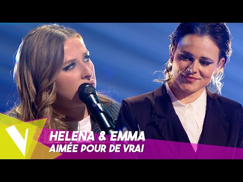 Helena Bailly - 'Aimée pour de vrai' ● Helena Bailly & Emma | Live 6 | The Voice Belgique Saison 11