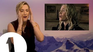 &quot;Turn it off!&quot;: Kate Winslet reacts to her own singing
