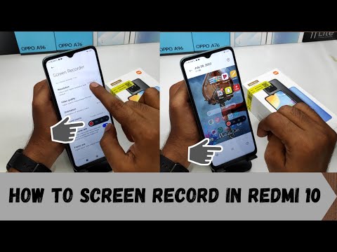 How to screen Record in REDMI 10 | How to Record Screen in XIAOMI Redmi 10