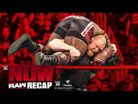 Brock Lesnar DISMANTLES Oba Femi in SHOCKING return | Raw Recap: WWE Now