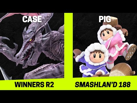 SmashLAN'd 188 Winners R2 - Case (Ridley) vs Pig (Ice Climbers) - SSBU Tournament