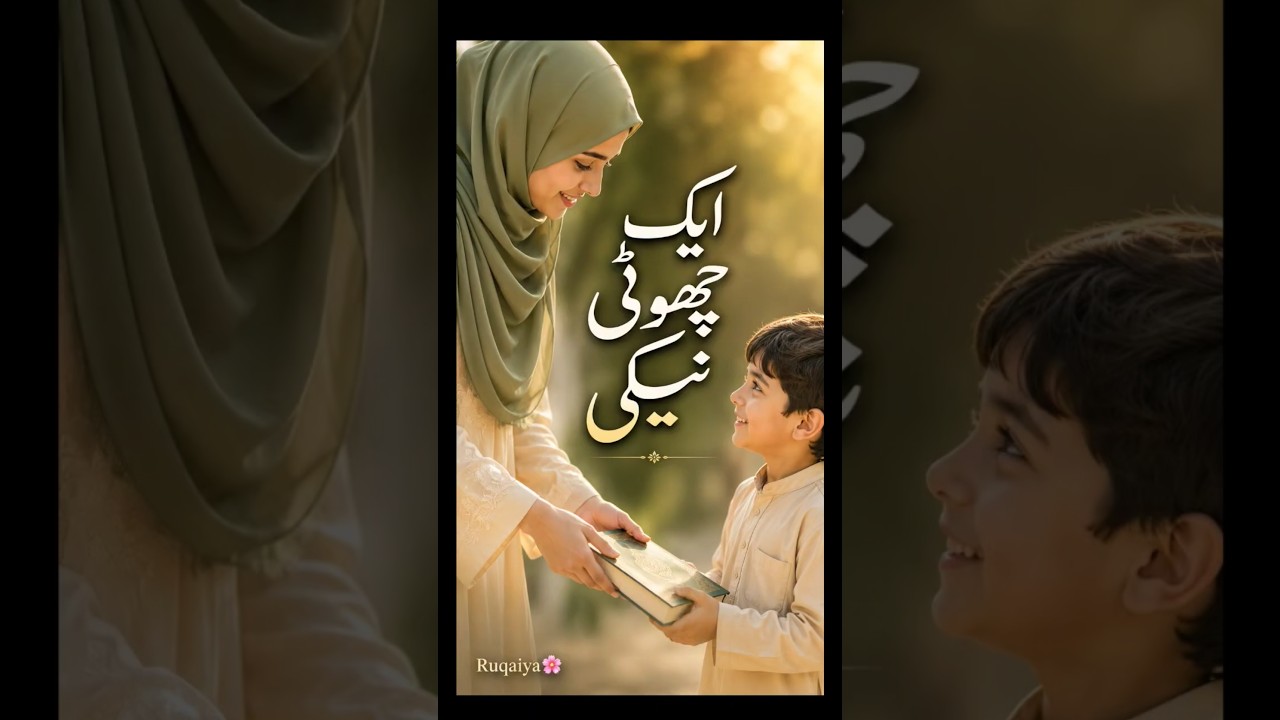 ایک چھوٹی سی نیکی… بڑا اجر 🤍 نیکی#IslamicReminder#shorts