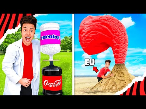 30 EXPERIÊNCIAS MALUCAS EM 24 HORAS!