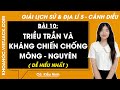 Vở bài tập Lịch sử và Địa Lí lớp 5 Bài 10: Triều Trần và kháng chiến chống