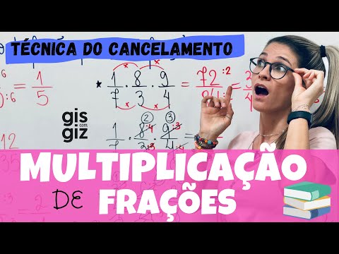 FRAÇÃO - MULTIPLICAÇÃO de FRAÇÕES | Técnica do CANCELAMENTO |