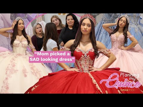 Mom's dress picks are NOT IT 😩 | Planning My Quince EP 89