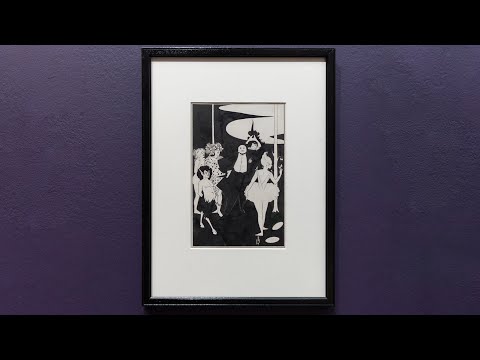 Aubrey Beardsley - Design for the Frontispiece to John Davidson's Plays- Tate Britain - Dec 2022