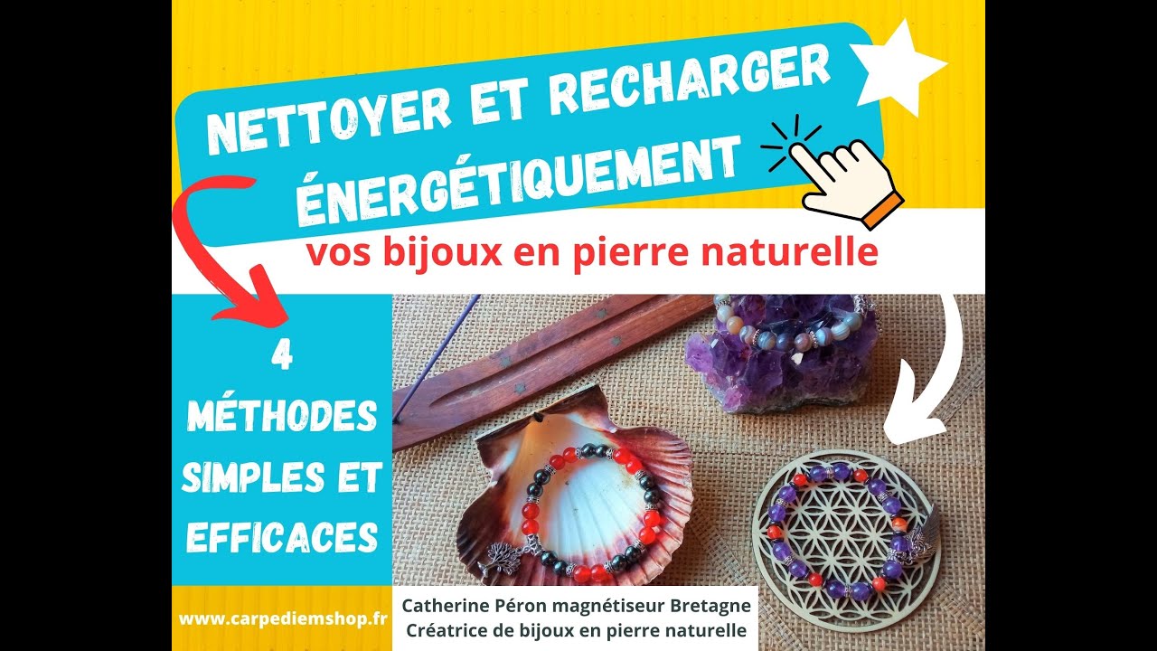 4 méthodes simples pour nettoyer énergétiquement et recharger vos bijoux en pierres naturelles
