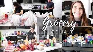 HUGE GROCERY HAUL // FAMILY OF 4 // CLEANING MOM