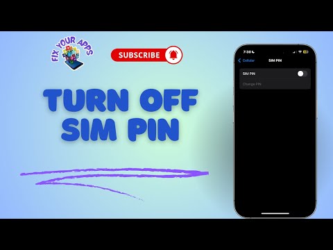 How To Disable SIM PIN On iPhone - Quick Tutorial