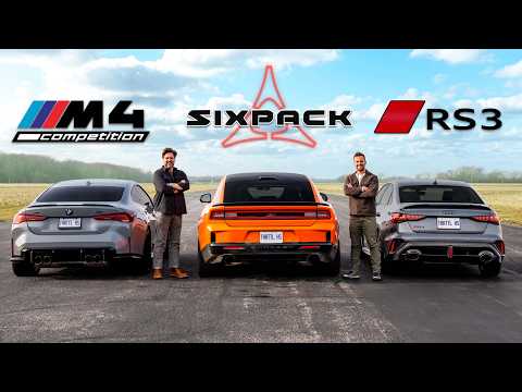 NEW Gas Charger vs M4 Comp vs RS3 // DRAG RACE