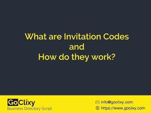 What are Invitation Codes and How do they work?