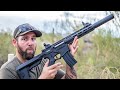 INSANE Electric Full Auto BB Gun Barra 400e AEG Is NOT An Airsoft Gun