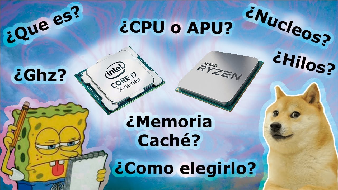 Que son los Núcleos, Hilos, GHz, Caché... de un CPU? | Explicado fácil y con ejemplos | Procesador