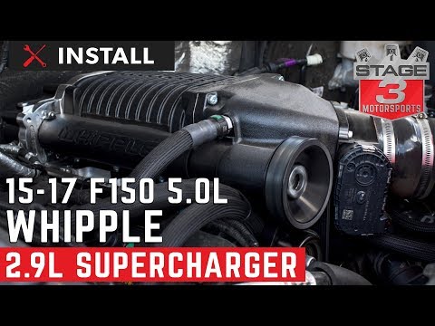 2015-2016 Ford F-150 5.0L Whipple 2.9L Supercharger Kit Install