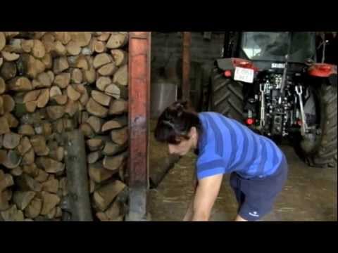 Maider Unda en su caserío