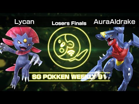 SGPW v. 91 - Pokkén DX Losers Finals: Lycan (Weavile) vs. AuraAldrake (Garchomp)