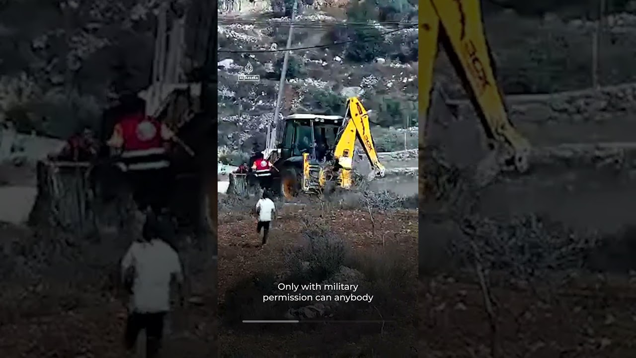 Video: Settlers besiege three Palestinian families in Qusra homes for nearly a week