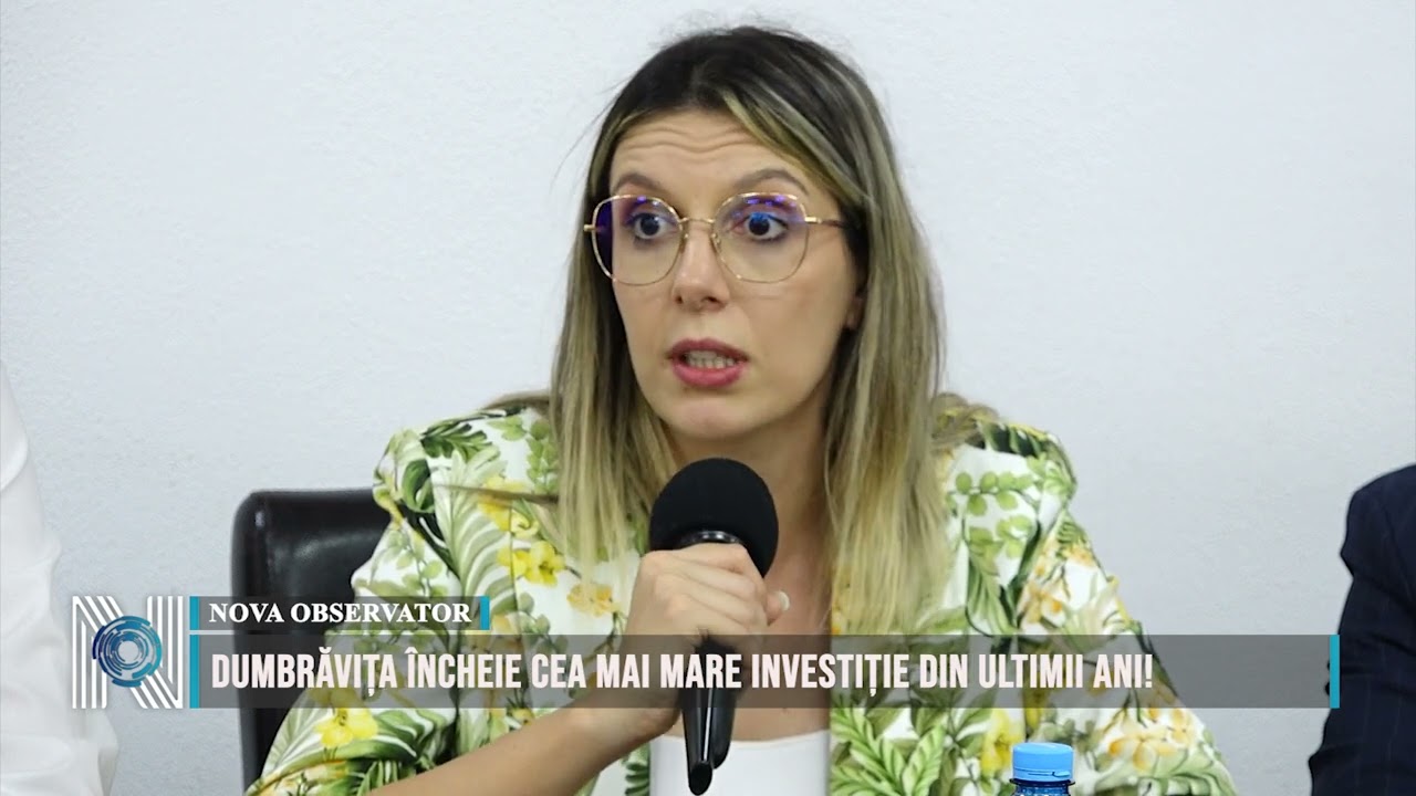 Dumbrăvița încheie cea mai mare investiție din ultimii ani!
