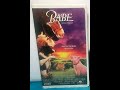 Opening To Babe Version Française VHS 1996