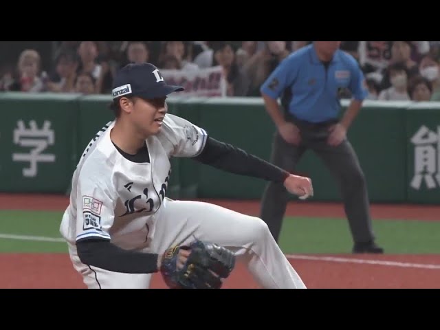 【7回表】プロ初勝利へ!! ライオンズ・菅井信也 2アウト2,3塁のピンチを三振で抑える!!  2024年7月15日 埼玉西武ライオンズ 対 オリックス・バファローズ