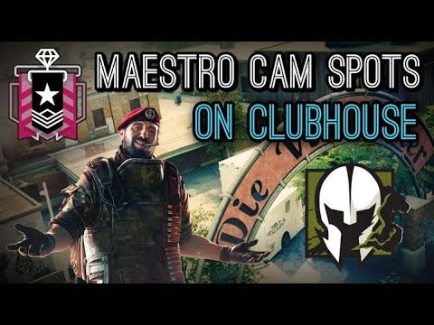 TOP Maestro Cam Spots on Clubhouse | Rainbow Six Siege Tips | Tricks | Spots | Guides