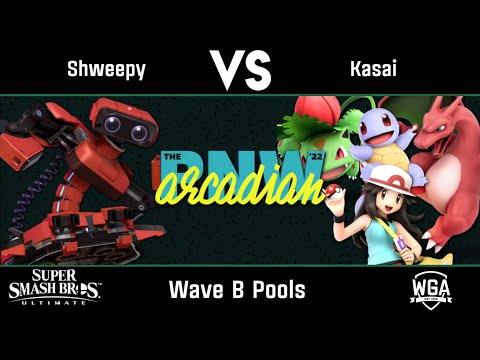 Shweepy (ROB) vs. Kasai (Pokemon Trainer) - Singles, Wave B - The Pacific Northwest Arcadian 2022