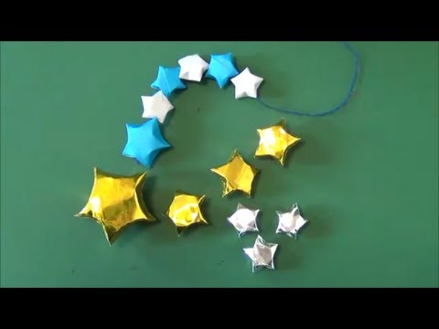 七夕・クリスマスに。「星のこんぺいとう」折り紙"Star like candy" origami