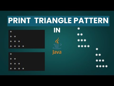 Java Star Patterns Triangle For Beginners In Vs Code