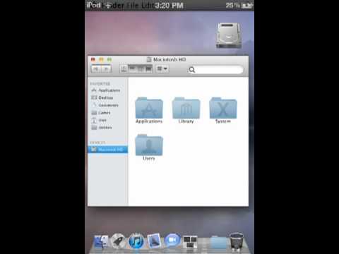 Mac OS X Lion on iPod Touch 4G