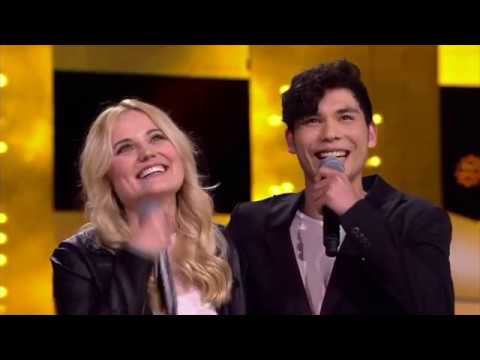 Laura & Mark with Shallow RTL4 TV - All Together Now - Lady Gaga Bradley Cooper BBC Show DSDS Stars