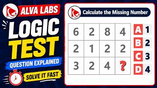 ALVA LABS LOGIC TEST Practice Question