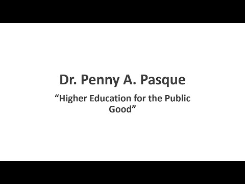 10/3/2022: Colloquium Presentation by Dr. Penny A. Pasque