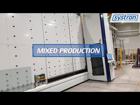 Vertical Glass Processing systron es2 Seaming & Grinding Machine with 2 spindles - Mixed Production