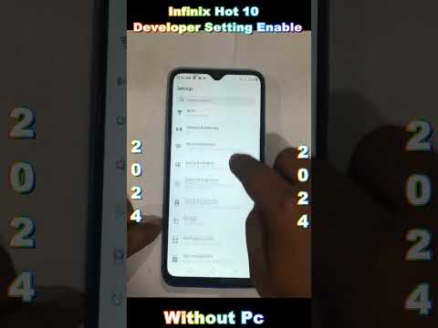 Finally Infinix hot 10 developer options || Infinix hot 10 developer options in || Without Pc 2024