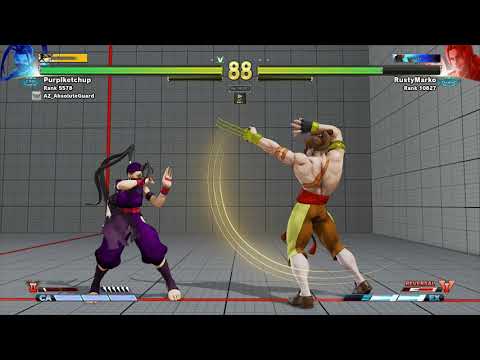 SFV~  Ibuki (PurplKetchup) vs. Vega (RustyMarko) HD  11