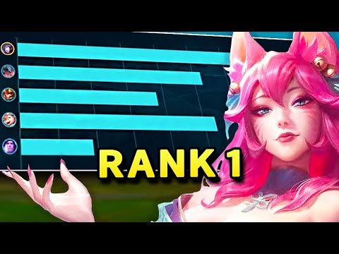 RANK 1 AHRI HAS GENUINE MID LANE CARRY (14 kills)