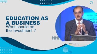 Education as a business : What should be the investment ?  image