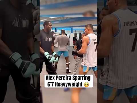 Alex Pereira Sparring 6’7 Heavyweight 😳