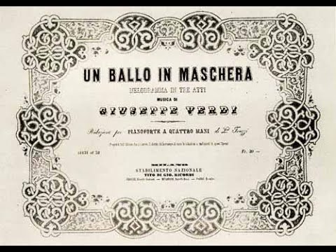 G. Verdi - UN BALLO IN MASCHERA Treviso 1986 - Bello, Scivarova, Montefusco - MORETTI