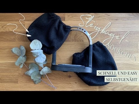 PFERDE-DIY | STEIGBÜGEL-SCHONER 🧦 schnell und einfach SELBSTGENÄHT | Julia's ReiterBlog