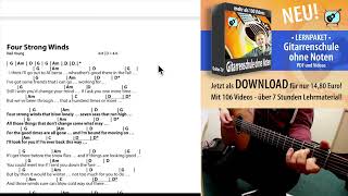 Four Strong Winds - Neil Young, Cover, Chords, Lyrics - Play Along!