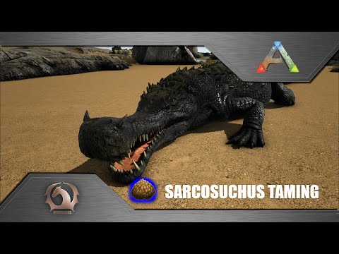 Ark Survival Evolved - Sarcosuchus taming